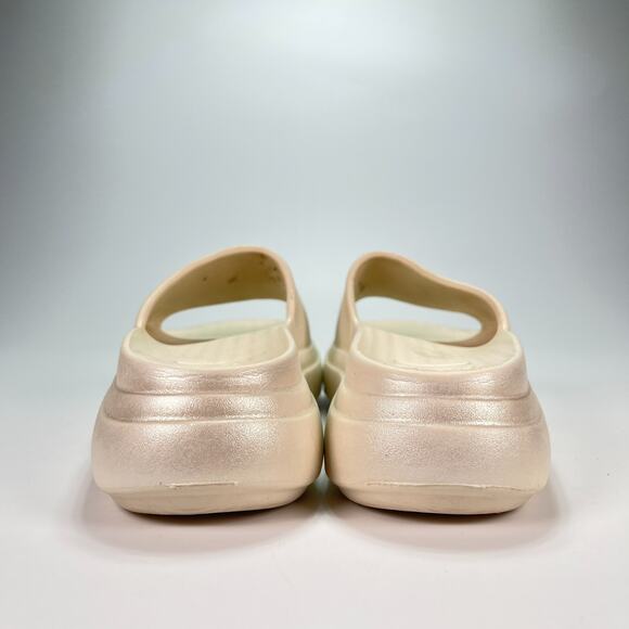 Billabong Cloud Slides Cream Platform Sandals Slip On Comfort Women’s Size 6B - Picture 5 of 10